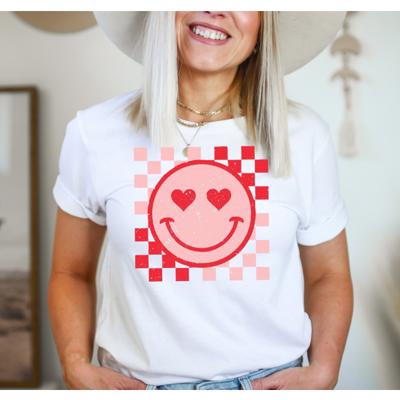 Heart Eyes Graphic Tee, Valentines Tee, Bella Canvas Shirt