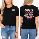 Small Black God Is Good Graphic Tee