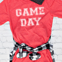  Game Day Varsity Print Graphic Tee, Sports Shirt, Bella Canvas