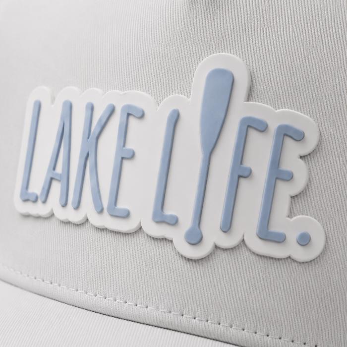 Lake Life Rubber Patch Hat, Floral Hat