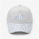  Lake Life Rubber Patch Hat, Floral Hat