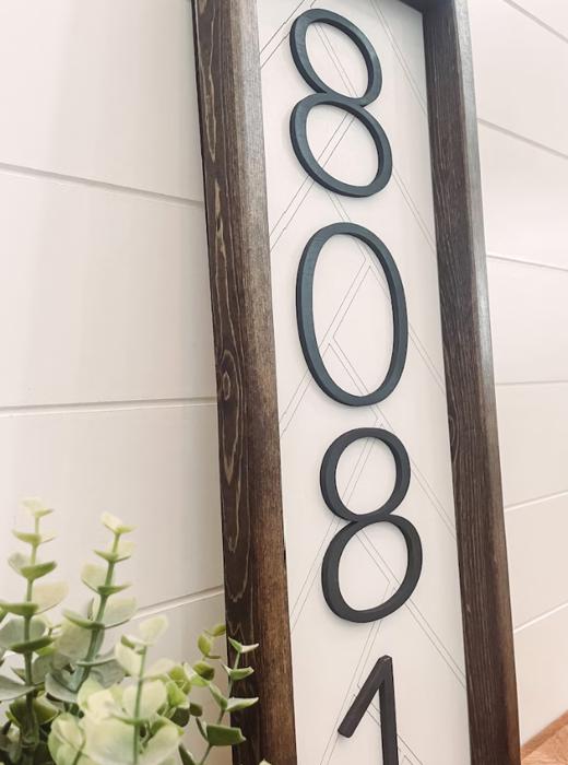 Address Sign, 3D Address Sign, Housewarming Present, Wooden Address Sign, C, 3D Address Sign, Housewarming Present, Wooden Address Sign, Closing Gift, First Time Home, New Home Gift, House Number Sign