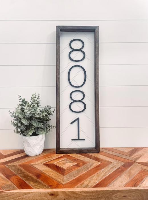 Address Sign, 3D Address Sign, Housewarming Present, Wooden Address Sign, C, 3D Address Sign, Housewarming Present, Wooden Address Sign, Closing Gift, First Time Home, New Home Gift, House Number Sign