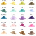 Vegan Suede Hat Blank, Blank Hat for Burning, Hat Pyrography, Burned Hat Blank, Rancher Hat, Fedora Hat, Wide Brim Hat, Hat for Engraving