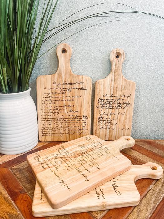 Personalized Cutting Board, Handwritten Recipe Cutting Board, Mother's Day Gift, Custom Recipe Cutting Board, Gift for Mom, Gift for Grandma