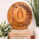  Vegan Suede Hat Blank, Blank Hat for Burning, Hat Pyrography, Burned Hat Blank, Rancher Hat, Fedora Hat, Wide Brim Hat, Hat for Engraving