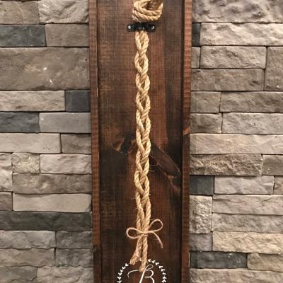 A Cord Of Three Strands Sign, A Cord of 3 Strands, Ecclesiastes 4:9-12, Wedding Ceremony Sign, Unity Ceremony Sign, Rustic Wedding Gift