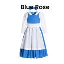 Blue Rose 4 Theme Park Dress | Multiple Styles | Princess Character Dress | Play Dress | Costume | Theme Park Merch |Kids Dresses Dress Up Pretend Play