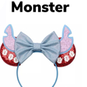 Beach Monster Mouse Ears | Multiple Styles | Theme Park Merch | Character Ears Headband | Mouse Ears Dress Up Theme Park Accessories