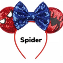 Spider Mouse Ears | Multiple Styles | Theme Park Merch | Character Ears Headband | Mouse Ears Dress Up Theme Park Accessories