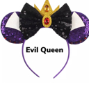 Evil Queen Mouse Ears | Multiple Styles | Theme Park Merch | Character Ears Headband | Mouse Ears Dress Up Theme Park Accessories