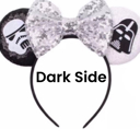 Dark Side Mouse Ears | Multiple Styles | Theme Park Merch | Character Ears Headband | Mouse Ears Dress Up Theme Park Accessories