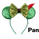 Pan Mouse Ears | Multiple Styles | Theme Park Merch | Character Ears Headband | Mouse Ears Dress Up Theme Park Accessories