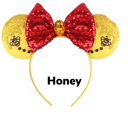 Honey Mouse Ears | Multiple Styles | Theme Park Merch | Character Ears Headband | Mouse Ears Dress Up Theme Park Accessories