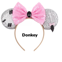 Donkey Mouse Ears | Multiple Styles | Theme Park Merch | Character Ears Headband | Mouse Ears Dress Up Theme Park Accessories