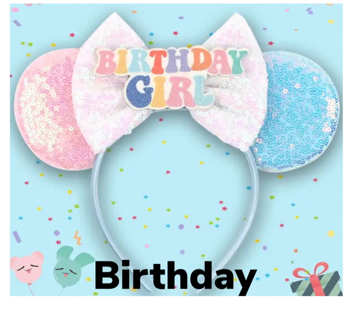 Mouse Ears | Multiple Styles | Theme Park Merch | Character Ears Headband | Mouse Ears Dress Up Theme Park Accessories
