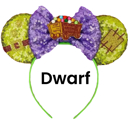 Dwarf Mouse Ears | Multiple Styles | Theme Park Merch | Character Ears Headband | Mouse Ears Dress Up Theme Park Accessories