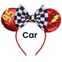 Car Mouse Ears | Multiple Styles | Theme Park Merch | Character Ears Headband | Mouse Ears Dress Up Theme Park Accessories