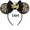 Lion Mouse Ears | Multiple Styles | Theme Park Merch | Character Ears Headband | Mouse Ears Dress Up Theme Park Accessories