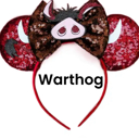 Warthog Mouse Ears | Multiple Styles | Theme Park Merch | Character Ears Headband | Mouse Ears Dress Up Theme Park Accessories