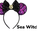 Sea Witch Mouse Ears | Multiple Styles | Theme Park Merch | Character Ears Headband | Mouse Ears Dress Up Theme Park Accessories