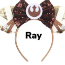 Ray Mouse Ears | Multiple Styles | Theme Park Merch | Character Ears Headband | Mouse Ears Dress Up Theme Park Accessories