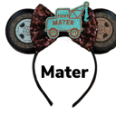 Mater Mouse Ears | Multiple Styles | Theme Park Merch | Character Ears Headband | Mouse Ears Dress Up Theme Park Accessories