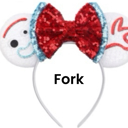 Fork Mouse Ears | Multiple Styles | Theme Park Merch | Character Ears Headband | Mouse Ears Dress Up Theme Park Accessories