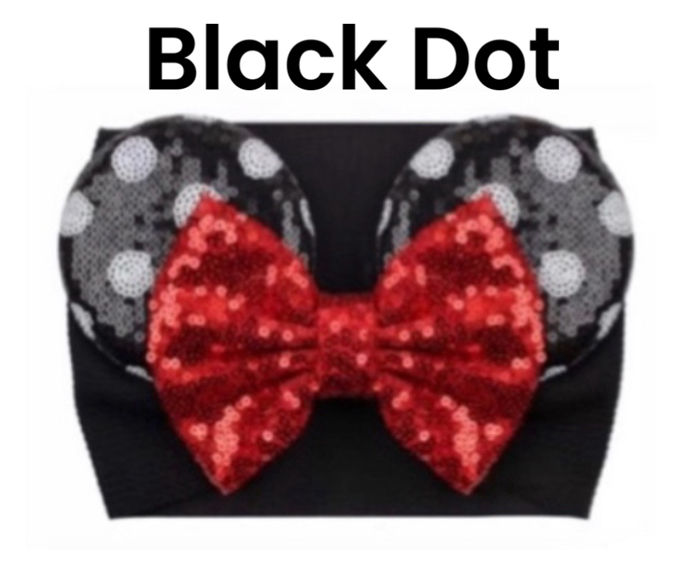 Mouse Ears | Character Ears | Theme Park Merch | Theme Park Apparel | Infant Wrap | Headband Ears Mouse Ears 