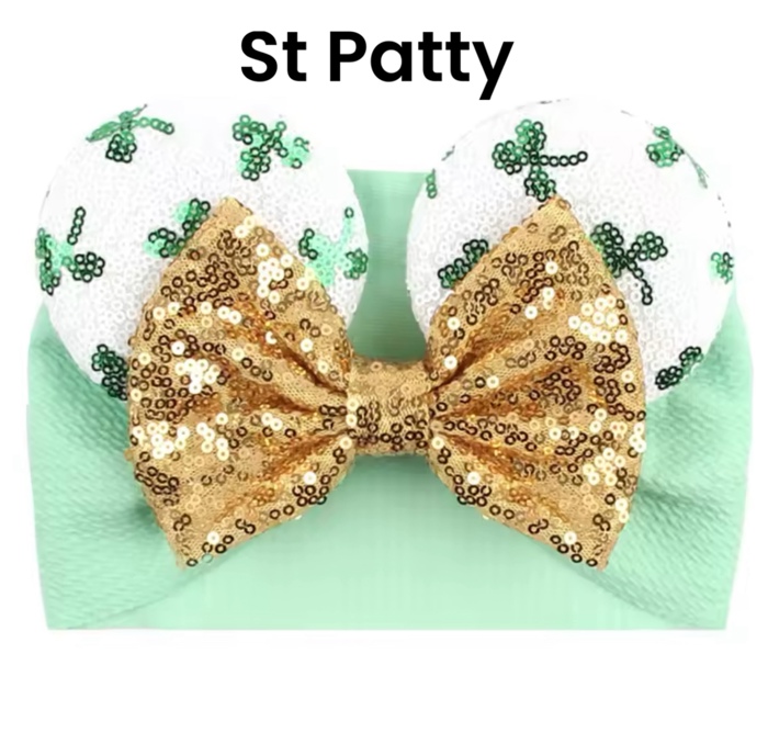 Mouse Ears | Character Ears | Theme Park Merch | Theme Park Apparel | Infant Wrap | Headband Ears Mouse Ears 