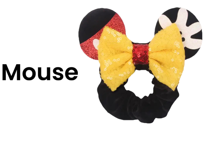 Mouse Ears | Multiple Styles | Theme Park Merch | Character Ears | Scrunchies | Mouse Ears | Theme Park Ears