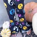  Fall Leggings | Theme Park Leggings | Nightmare Leggings | Girl Leggings | Ruffle Leggings | Leggings | Halloween Leggings