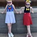  Theme Park Dress | Mouse Character Dress | Play Dress | Costume | Theme Park Merch | Kids Dresses Dress Up Pretend Play
