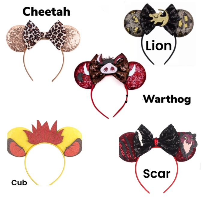 Mouse Ears | Multiple Styles | Theme Park Merch | Character Ears Headband | Mouse Ears Dress Up Theme Park Accessories