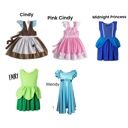  Theme Park Dress | Multiple Styles | Princess Character Dress | Play Dress | Costume | Theme Park Merch |Kids Dresses Dress Up Pretend Play