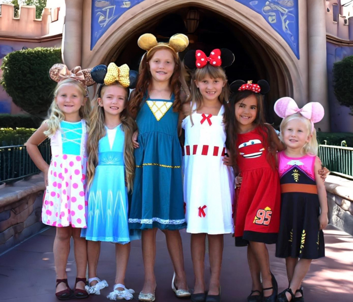 Theme Park Dress | Multiple Styles | Haunted Character Dress | Play Dress | Theme Park Merch | Costume Kids Dresses | Dress Up Pretend Play
