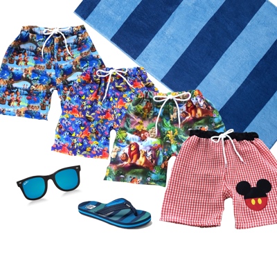 Boys Swimshorts | Mutliple Styles| Swimsuit | Boy Swim |Character Swimsuit |Graphic Swimwear| Theme Park Merch