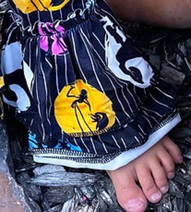 Fall Leggings | Theme Park Leggings | Nightmare Leggings | Girl Leggings | Ruffle Leggings | Leggings | Halloween Leggings