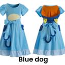  Blue Character Dress | Theme Park Merch | Theme Park Apparel | Play Dress Costume Kids Dresses Dress Up Pretend Play