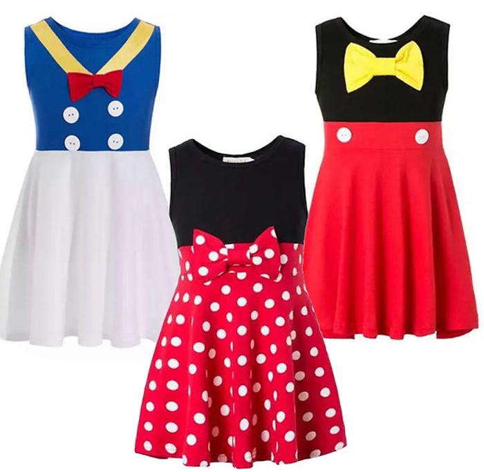 Theme Park Dress | Mouse Character Dress | Play Dress | Costume | Theme Park Merch | Kids Dresses Dress Up Pretend Play