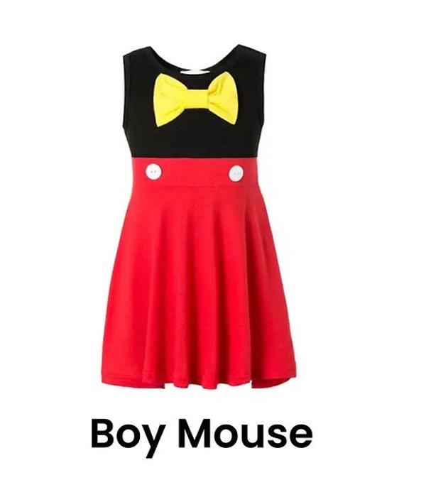 Theme Park Dress | Mouse Character Dress | Play Dress | Costume | Theme Park Merch | Kids Dresses Dress Up Pretend Play
