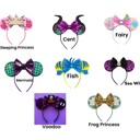  Mouse Ears | Multiple Styles | Theme Park Merch | Character Ears Headband | Mouse Ears Dress Up Theme Park Accessories