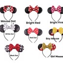  Mouse Ears | Multiple Styles | Theme Park Merch | Character Ears Headband | Mouse Ears Dress Up Theme Park Accessories