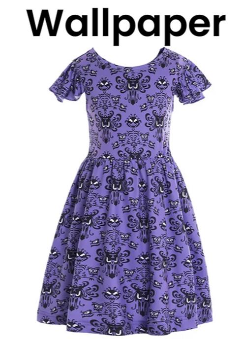 Theme Park Dress | Multiple Styles | Haunted Character Dress | Play Dress | Theme Park Merch | Costume Kids Dresses | Dress Up Pretend Play