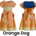  Blue Character Dress | Theme Park Merch | Theme Park Apparel | Play Dress Costume Kids Dresses Dress Up Pretend Play