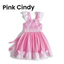 Pink Cindy 4 Theme Park Dress | Multiple Styles | Princess Character Dress | Play Dress | Costume | Theme Park Merch |Kids Dresses Dress Up Pretend Play
