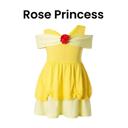 Rose Princess 4 Theme Park Dress | Multiple Styles | Princess Character Dress | Play Dress | Costume | Theme Park Merch |Kids Dresses Dress Up Pretend Play