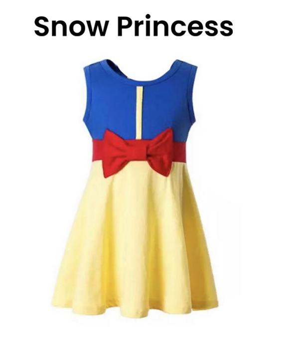 Theme Park Dress | Multiple Styles | Princess Character Dress | Play Dress | Costume | Theme Park Merch |Kids Dresses Dress Up Pretend Play