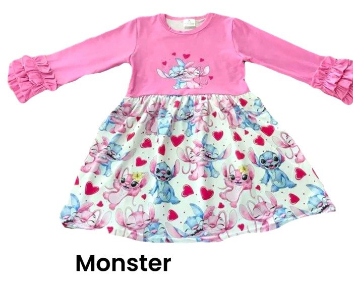 Winter Sale| Valentines Day Dress | Valentines Day Dresses Kids Dress Play Dress Character Dress
