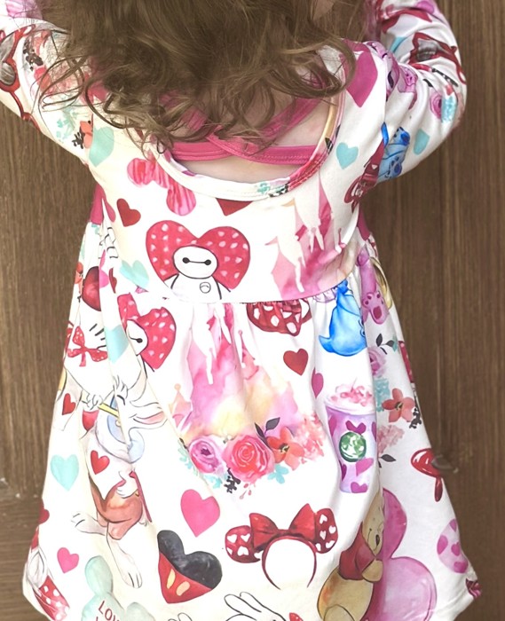 Winter Sale| Valentines Day Dress | Valentines Day Dresses Kids Dress Play Dress Character Dress